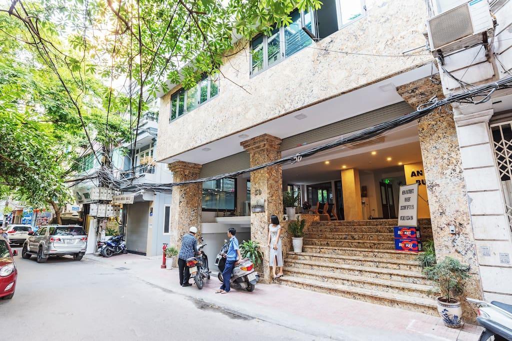 An Nguyen Building Apartment Hanoi Bagian luar foto